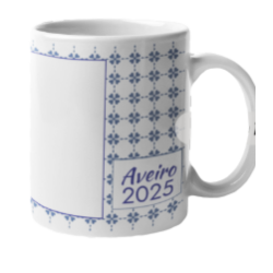Caneca azulejo personalizada